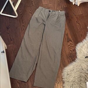 Stradivarius Grey Dress Pants